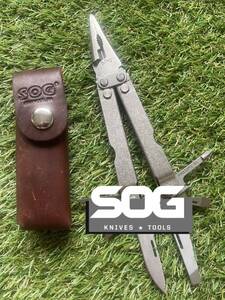 SOG Pocket Power Prier 専用レザー製シース付　ソグ　マルチツール