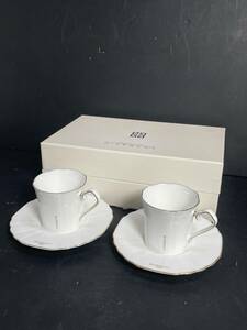 ★コレクター必見 未使用品 GIVENCHY ジバンシー ジバンシィ カップルコーヒーセット カップ＆ソーサー 洋食器 茶器 Ni60