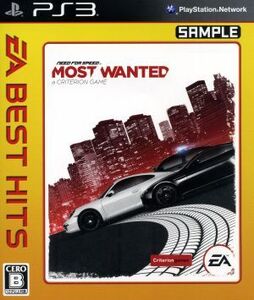 ニード・フォー・スピード モスト・ウォンテッド EA BEST HITS/PS3