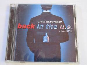 2307/CD/Paul McCartney/ポール・マッカートニー/Back In The U.S./バック・イン・ザ・ＵＳ/国内盤