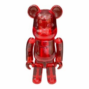 JELLY BEAN/クリアレッド 「BE＠RBRICK ベアブリック シリーズ18」★サイズ約７cm〈ag