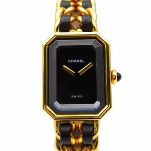 シャネル プルミエールM ブランドオフ CHANEL GP（ゴールドメッキ） 腕時計 GP/革 中古 レディース