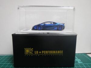 LB PERFORMANCE 1/64 LIBERTY WALK LB-WORKS ランボルギーニ ウラカン LP610 クロームブルー