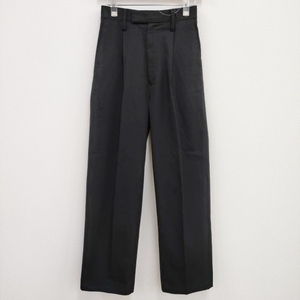 AURALEE/Ron Herman 別注EXCLUSIVE SUPER FINE WOOL COTTON TWILL PANTS パンツ 24SS ブラック オーラリー/ロンハーマン4-0423M 237949