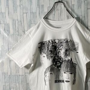 BEATLES REVOLVER ALBUM Tシャツ 白 メンズL 英国製