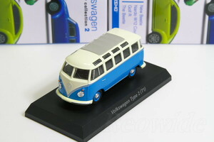 京商 1/64 フォルクスワーゲン タイプ 2(T1) ブルー フォルクスワーゲン ミニカーコレクション2 Kyosho 1/64 Volkswagen Type 2(T1) blue