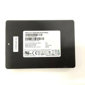 S61112158 SAMSUNG SATA 256GB 2.5インチ SSD 1点 使用時間：10730【中古動作品】