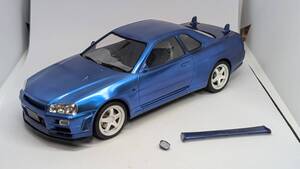 R34　青　GT-R　1/24　ジャンク　パーツ