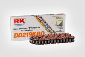 RK DD219KRO 96L～116L O-Ring Sealed Chain　レーシングカートチェーン　3個以上送料無料