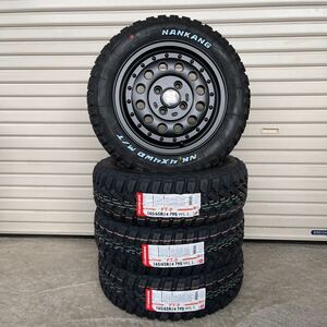 ラギッド◆ 14X5J+45 4/100 ナンカン FT-9 165/65R14 スペーシアギア ウェイク 軽トラ 軽バン ゴツゴツタイヤ4本セットXTREME-J RUGGED