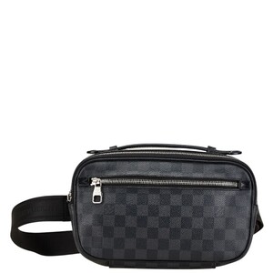 ルイ ヴィトン ダミエ グラフィット アンブレール ボディバッグ ウエストバッグ N41289 ブラック グレー PVC LOUIS VUITTON 【中古】