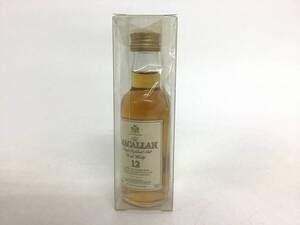 ミニボトル マッカラン12年旧ボトル 50ml 重量番号:1 (RW29)