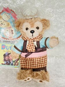 新品 未使用 ディズニー TDS スウィート スイート バレンタイン Duffy Brings Love 2013 ぬいぐるみバッジ ぬいば ダッフィー 絵本 タグ付