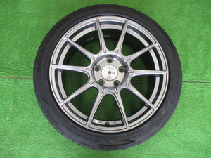 １８インチ　新品タイヤ＆中古ホイールセット♪　225/45R18　当社指定海外製輸入タイヤ　8J-18 5H114.3　+45　SSR　GTX01