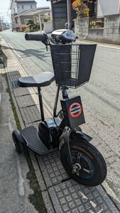 ローマの休日みたいに（電動三輪車)（バッテリー新品)