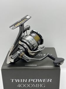 ●1円〜売り切り！！●シマノ24 ツインパワー4000MHG ライン巻いたのみの実釣未使用　 SHIMANO