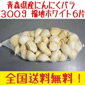 青森県訳あり　にんにくバラ　福地ホワイト6片　300ｇ