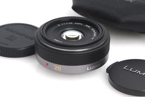 訳有品｜パナソニック LUMIX G 20mm F1.7 ASPH H-H020 CA01-A9012-3T2A-ψ