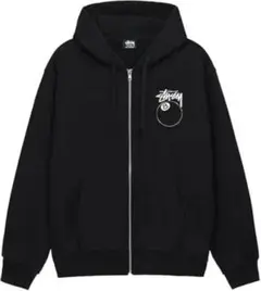 STUSSY エイトボール ジップパーカー