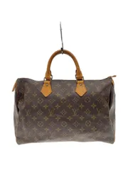 LOUIS VUITTON 1)スピーディ35_モノグラム・キャンバス_BRW PVC ブラウン