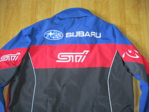 スバルSTI・心　ワールドラリー　刺繍ロゴ入り　チームジャケット　サイズL　未使用　デッドストック　WRC