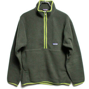 2006年 パタゴニア PATAGONIA シンチラマースピアル ハーフジップ フリースジャケット (M) ダークオリーブ系 00