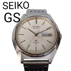 【１円～ 稼働】Y1211-1 SEIKO GS Grand Seiko HI-BEAT 5646-7011 グランドセイコー ハイビート 腕時計 自動巻き デイデイト 