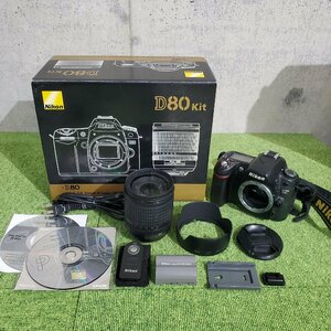 【ジャンク】Nikon/ニコン nikon D80 デジタル一眼レフカメラ af-s nikkor 18-135mm 1:3.5-5.6g s0230