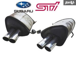 スバル純正 STI BPE レガシィ ツーリングワゴン EZ30 スポーツ マフラー 左右出し 4本出し BP5 EJ20 ターボ 棚