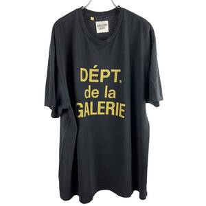 GALLERY DEPT(ギャラリーデプト) DEPT de la GALERIE Logo T Shirt (black)