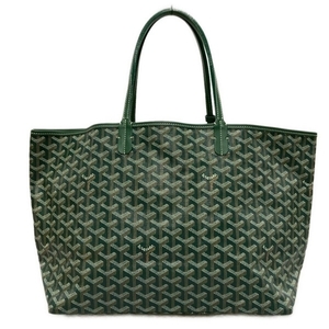 ゴヤール GOYARD トートバッグ サンルイPM レザー グリーン MAE020121 バッグ