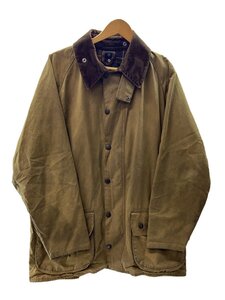 Barbour◆CLASSIC BEAUFORT JACKET/オイルドジャケット/キャメル/袖部分リペア有