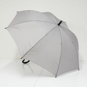 M05 MUJI 無印良品 傘 USED美品 しるしのつけられる傘 グレー グラス骨 男女兼用 左利き兼用 60cｍ KR