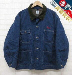 3J5008/未使用品 Psicom WORN JACKET II サイコム ブランケットデニムカバーオール ジャケット