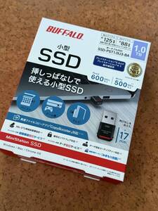 BUFFALO 極小 外付けSSD 1TB SSD-PST1.0U3-BA