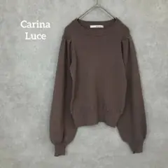 a1047【Carina Luce】 カリーナルーセ ニット セーター 秋 美品