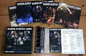 BAKER GURVITZ ARMY ★ Neon Lights The Broadcasts 1975 / 3CD+2DVD ★ GUN / THREE MAN ARMY / CREAM