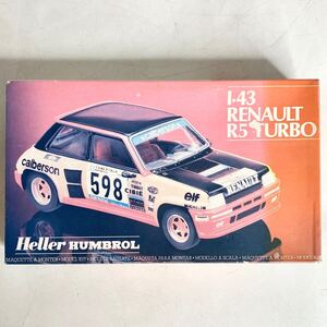 エレール 1/43 ルノー R5 ターボ ラリー RENAULT TURBO プラモデル Heller HUMBROL 80173 現状品