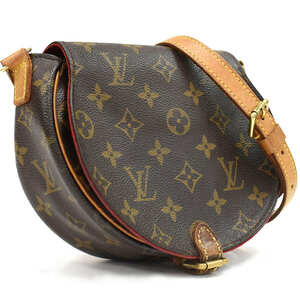 1円 ◎定価9万 美品 LOUIS VUITTON ルイヴィトン ショルダーバッグ タンブラン M51179 モノグラム ブラウン◎K.Clel.lA-41