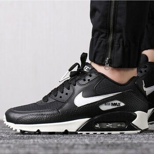 5B25【特価/Used/入手困難】NIKE AIR MAX 90 BLACK-WHITE/Jordan sb force atmos AIRMAX dunk acg supreme 1 2 4 95 97 90 