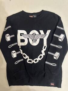 中古 BOY LONDON MARBEL コラボ スウェット　黒 M