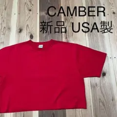 新品 USA製 CAMBER Tシャツ 半袖 ワイドビッグシルエット ショート丈