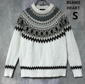 ビームス　BEAMS HEART ニット　S