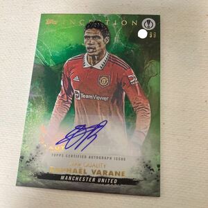 2022 Topps inception Raphael Varane auto /99直筆サインカード