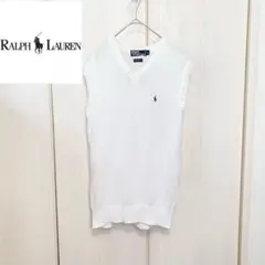 【美品】 Polo Ralph Lauren コットン ニット ベスト