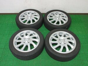 Z515【送料無料 在庫処分】165/55R15 超溝高 8分山 夏タイヤ DAYTON DT30 アルミ ホイールセット 4本 ダイハツ タント カスタム 純正 激安