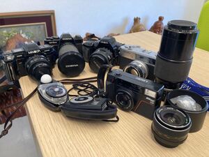 MINOLTA・COSINA・ Nikon フィルムカメラ レンズまとめて　動作未確認 ミノルタ　コシナ　ニコン