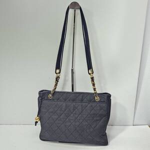 CHANEL　シャネル　カード付き　マトラッセ　レザー　レザー　トートバッグ　W31cm×H23cm　1660