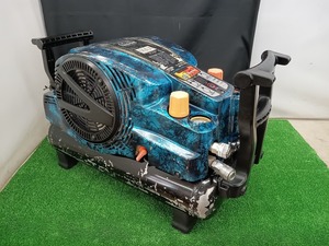 中古品 MAX マックス 高圧/常圧 45気圧 エアコンプレッサ AK-HL1250E タンク容量11L ガイアブルー