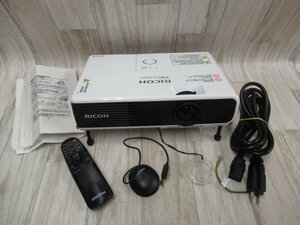 ▲Ω WA2 11090♪ 保証有 RICOH【IPSiO PJ X3240N】リコー モバイルプロジェクター ランプ使用時間212H キレイめ